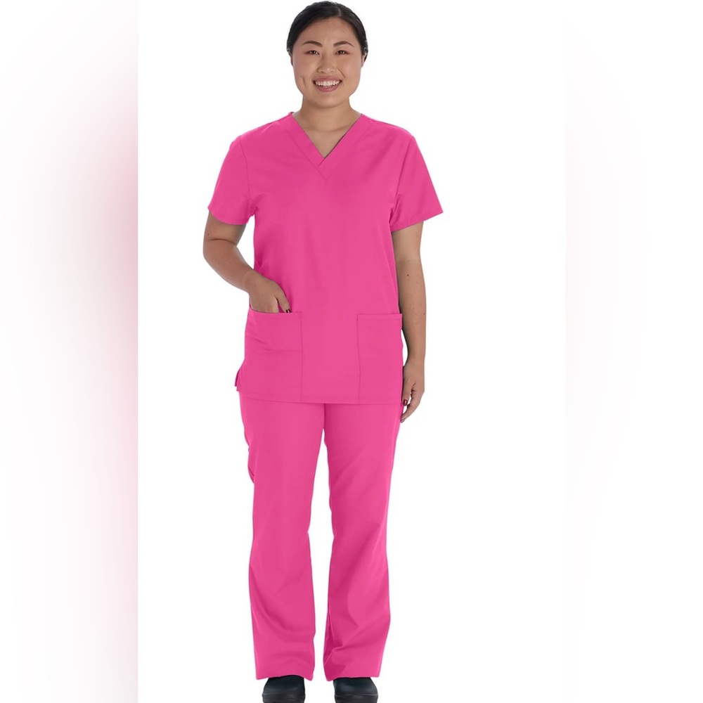 Women's Pink Scrub SET